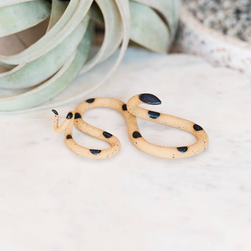 Small Ceramic Snake - Spiral Circle
