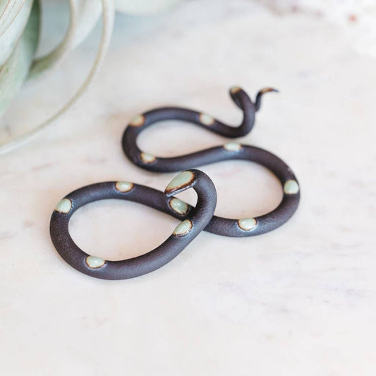 Small Ceramic Snake - Spiral Circle