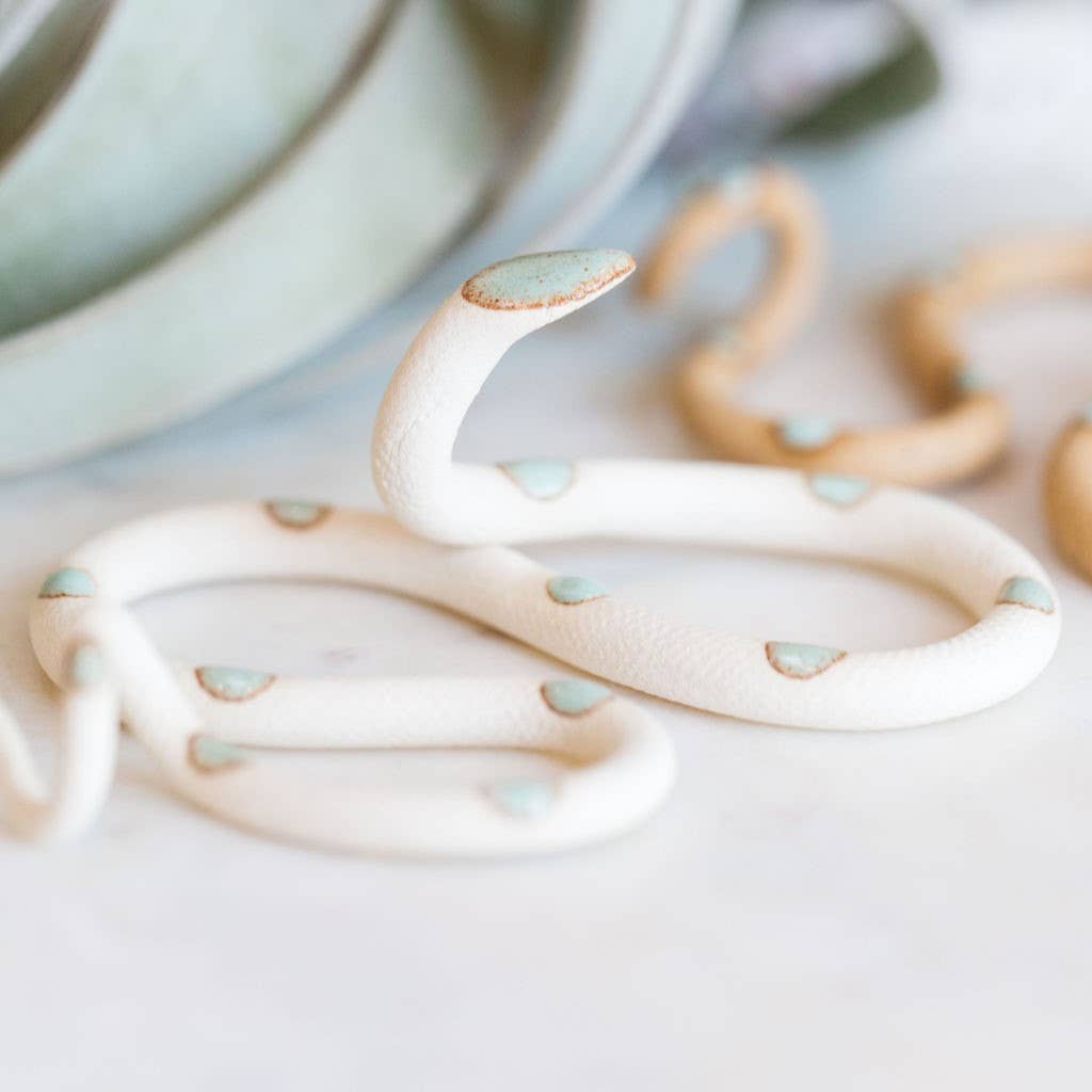 Small Ceramic Snake - Spiral Circle
