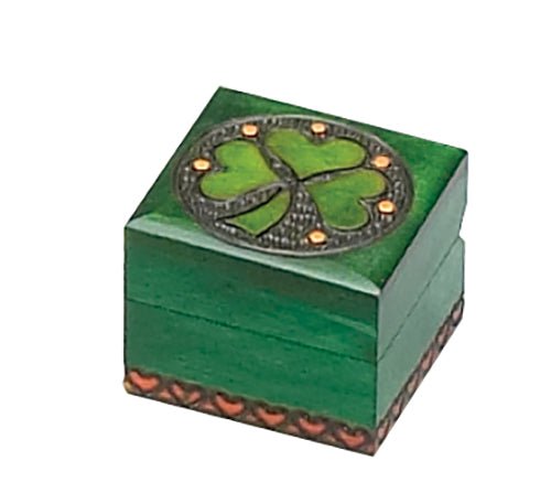 Small Shamrock box - Spiral Circle