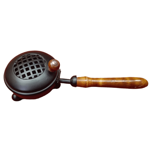 Smudging Bowl with Handle - Spiral Circle