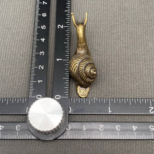 Snail | Brass Figurine - Spiral Circle