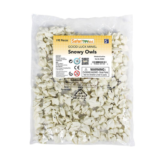 Snowy Owls Good Luck Minis - Kids' Figurine Toy - Spiral Circle