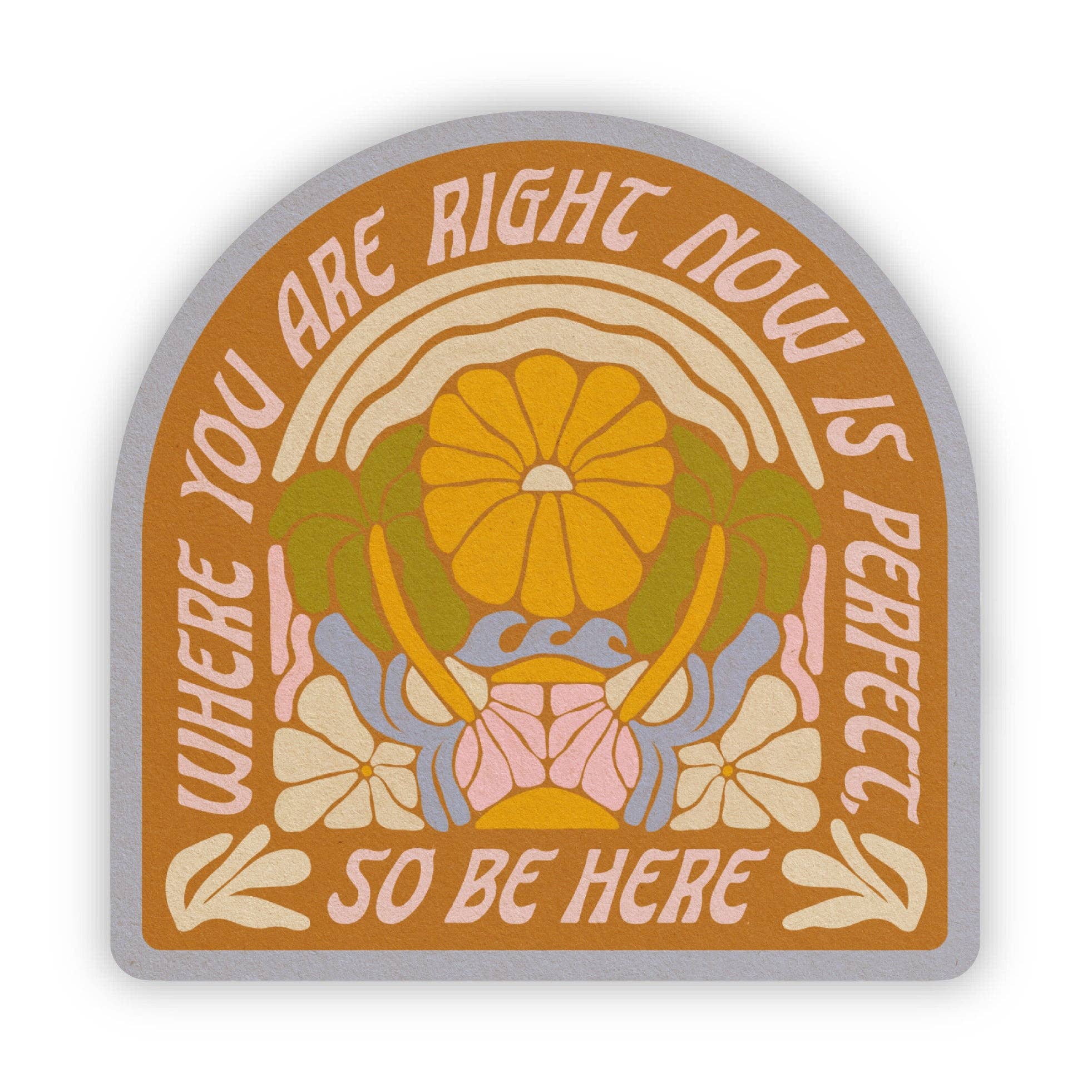 So Be Here - Vinyl Sticker - Spiral Circle