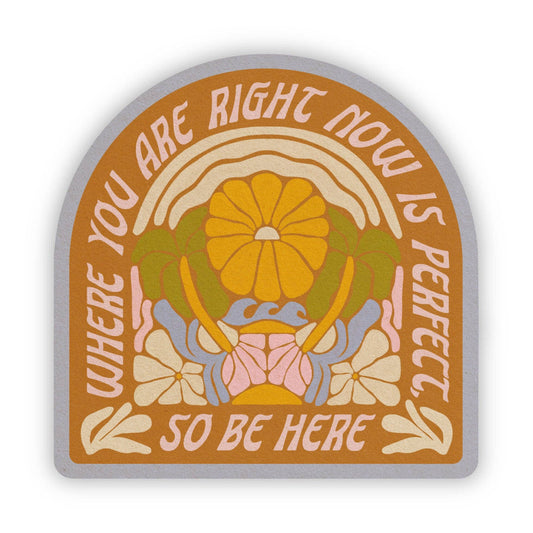 So Be Here - Vinyl Sticker - Spiral Circle