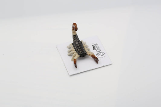Sonora Scorpion Porcelain Miniature - Spiral Circle