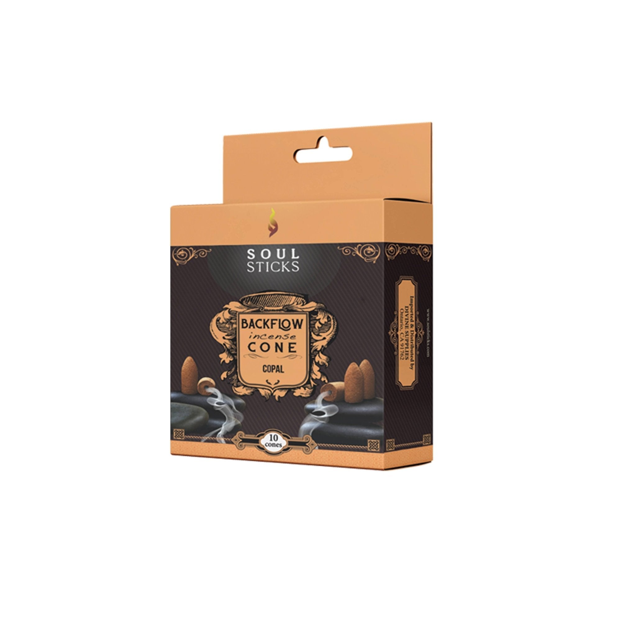Soul Sticks | Copal Backflow Cones - Spiral Circle