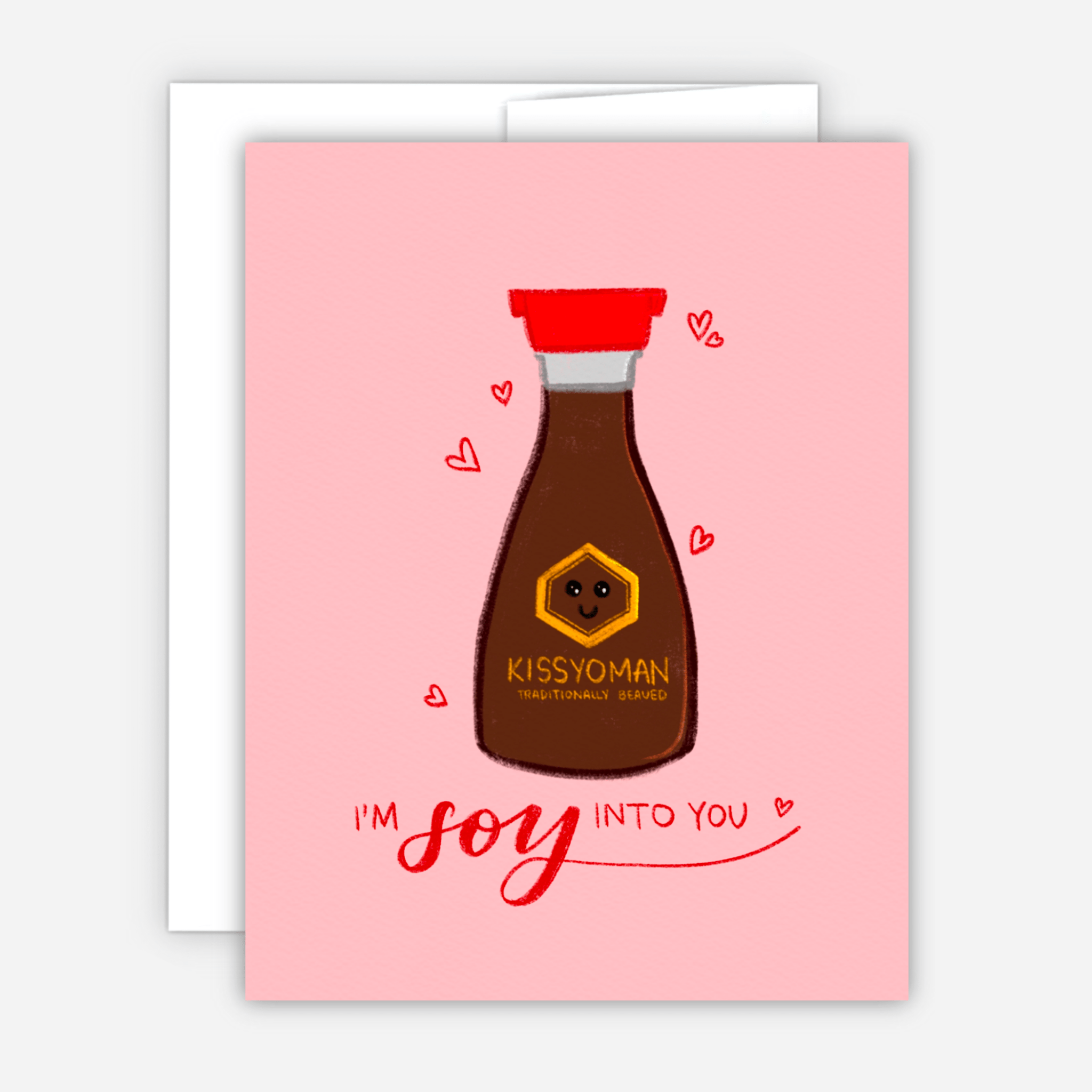 Soy Into You Card - Spiral Circle