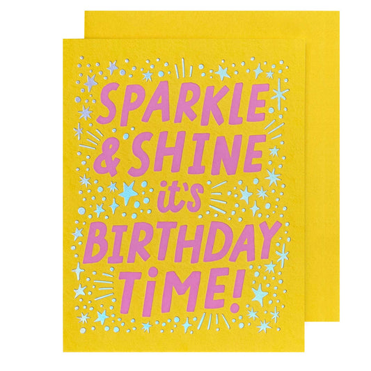 Sparkle & Shine Birthday - Spiral Circle