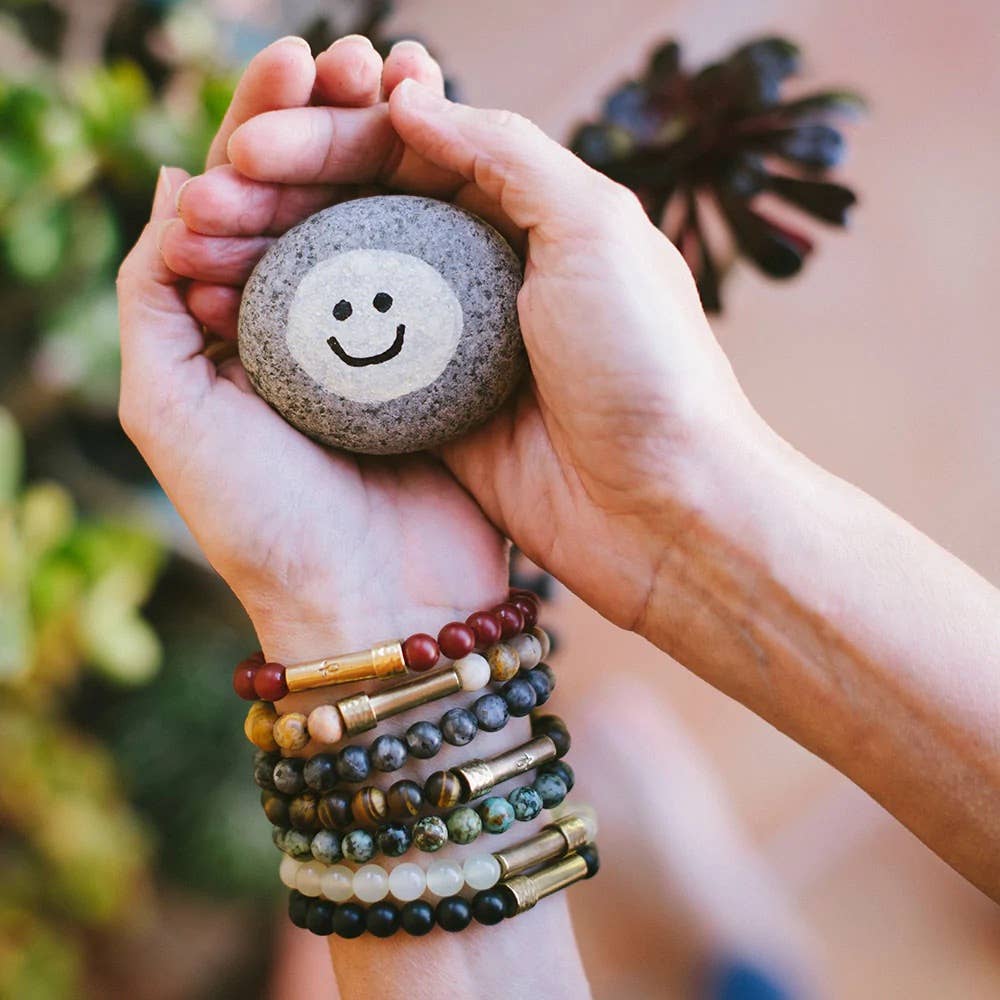 Spectrolite - Wish Bracelet - Earth Energy, Gift Boxed - Genuine - Spiral Circle