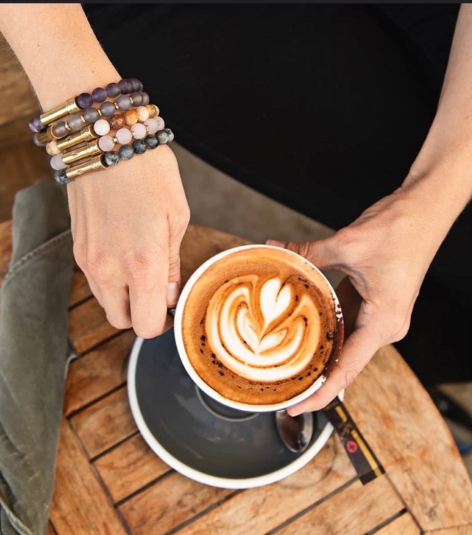 Spectrolite - Wish Bracelet - Earth Energy, Gift Boxed - Genuine - Spiral Circle