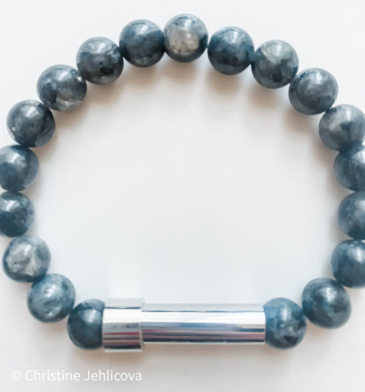 Spectrolite - Wish Bracelet - Earth Energy, Gift Boxed - Genuine - Spiral Circle