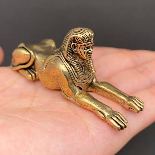 Sphinx | Brass Figurine - Spiral Circle