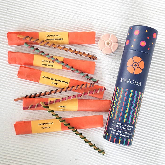 Spiral Incense | Orange Set - Spiral Circle