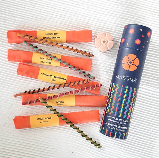 Spiral Incense | Orange Set - Spiral Circle