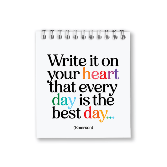 Spiral Notepads | Write It On Heart (Emerson) - Spiral Circle