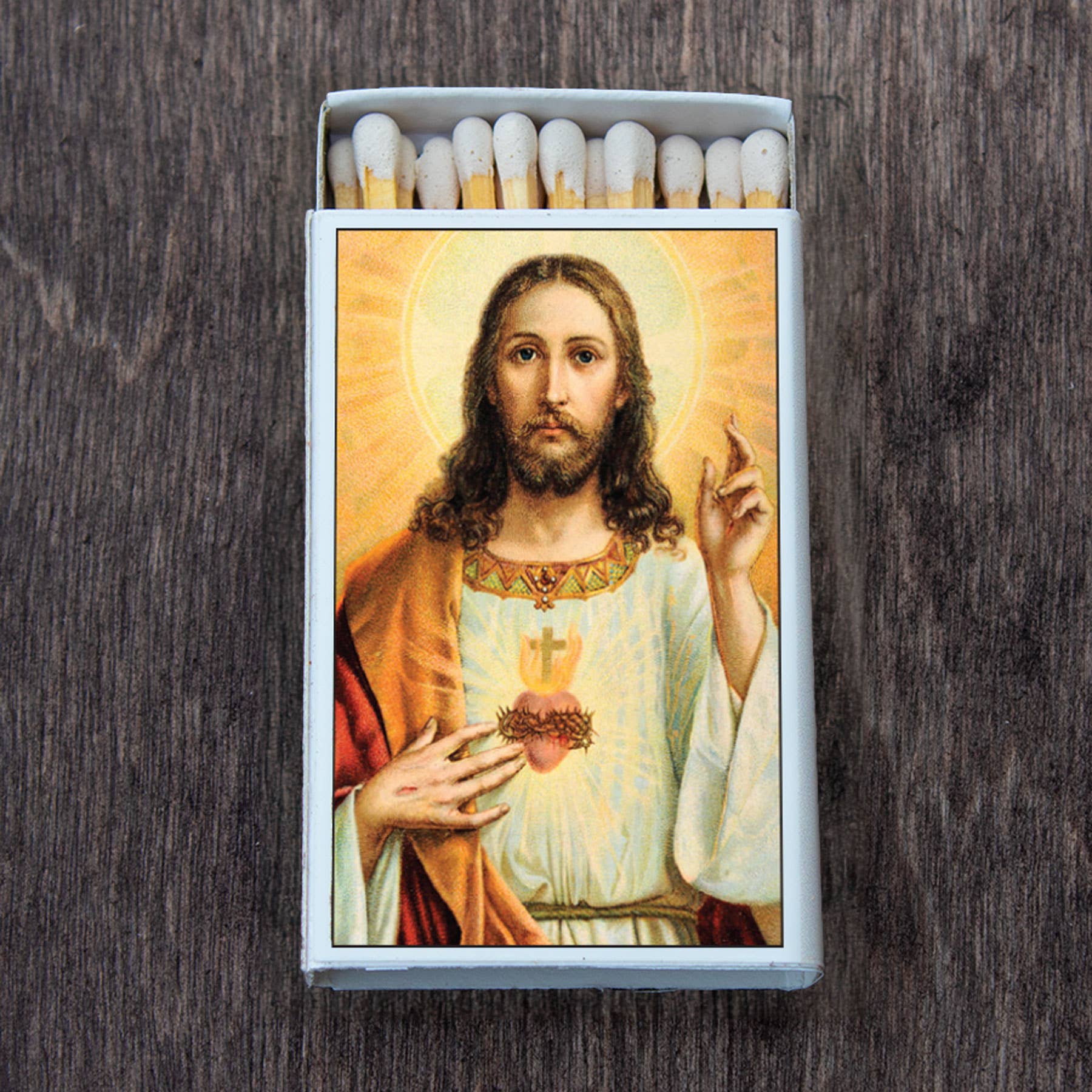 Spiritual Jesus Matchbox - Spiral Circle