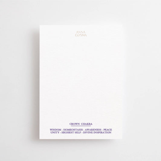 STAY IN YOUR HIGHEST TIMELINE - CHAKRA CARD - 7. CROWN LOTUS - Spiral Circle