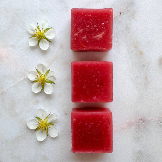 Strawberry Hibiscus Rose Fruit Chews - Bulk - Loose Candies - Spiral Circle