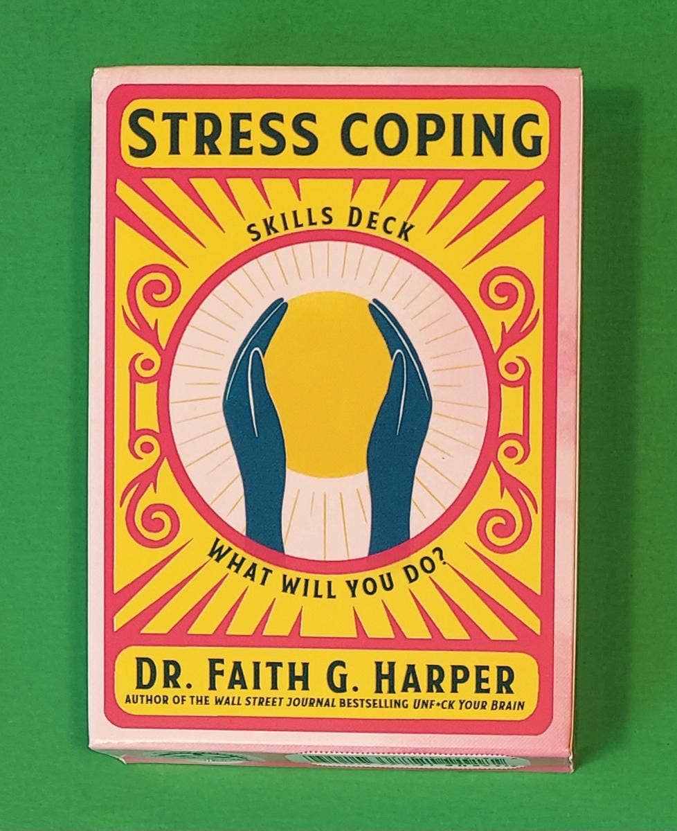 Stress Coping Skills Deck - Spiral Circle