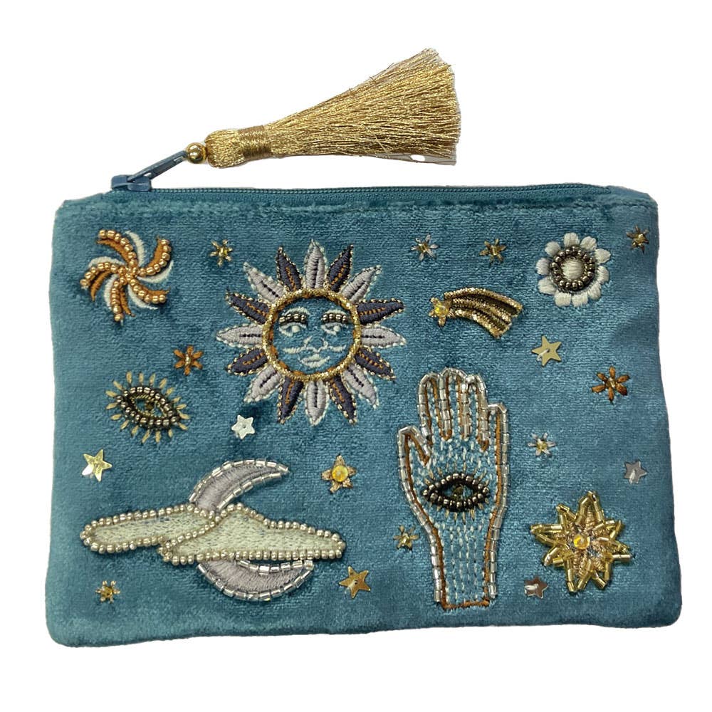 SUN AND MOON COIN PURSE - Spiral Circle