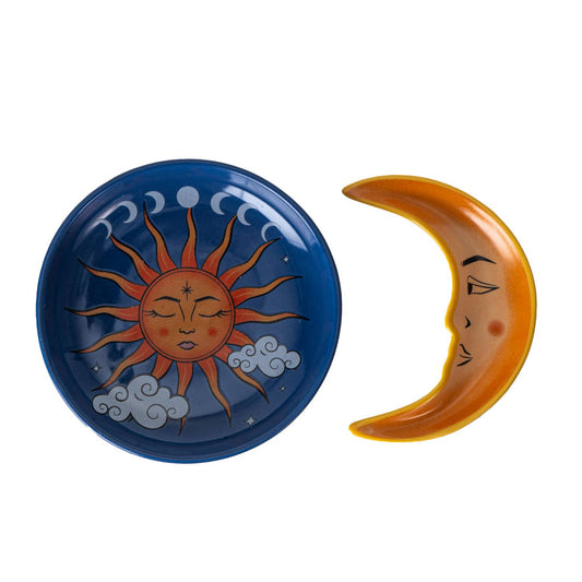 Sun & Moon Trinket Dish - Spiral Circle