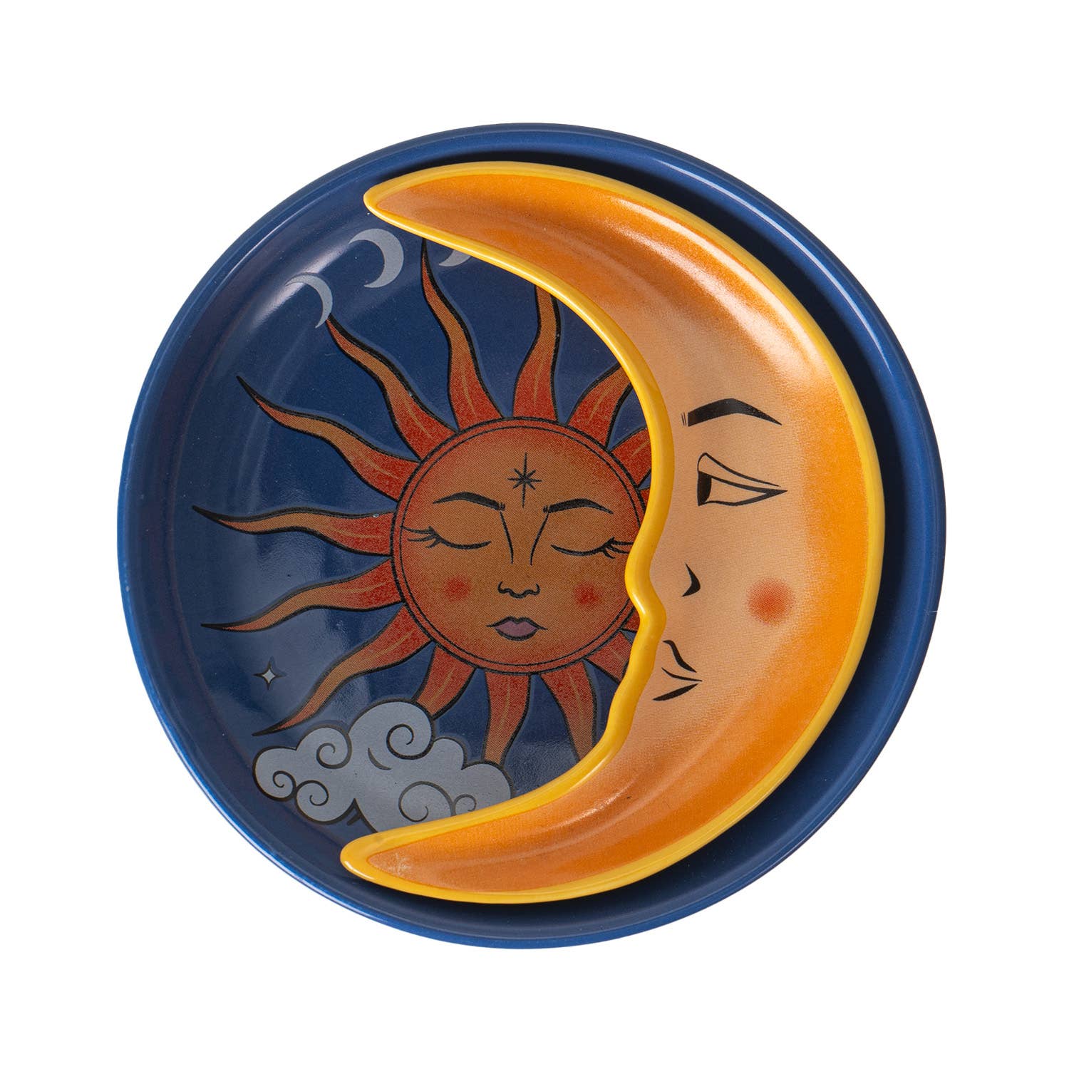 Sun & Moon Trinket Dish - Spiral Circle