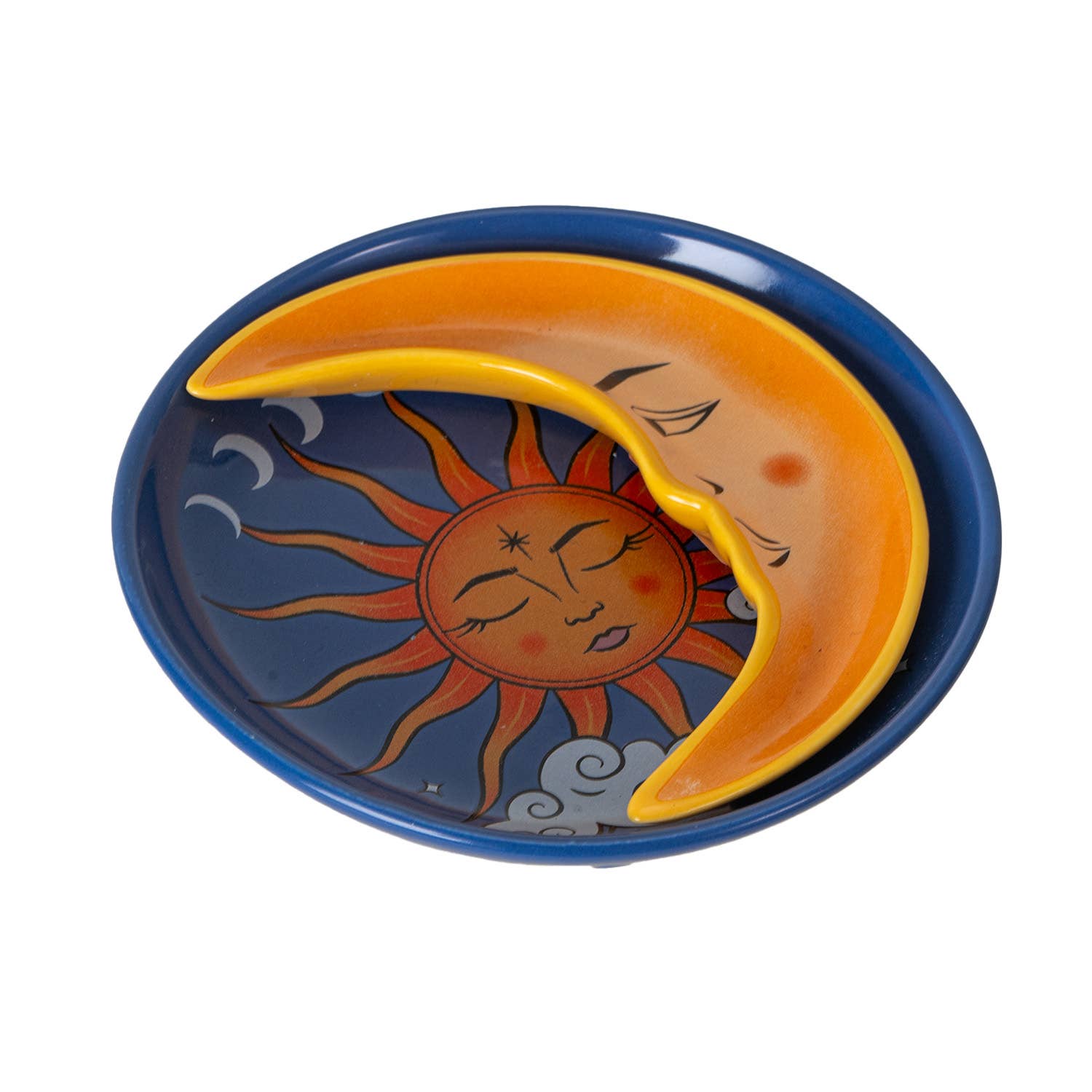 Sun & Moon Trinket Dish - Spiral Circle