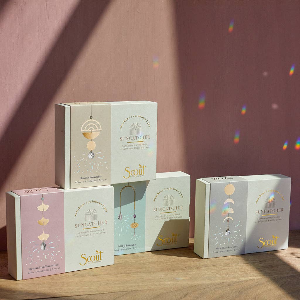 Suncatcher - Evil Eye/Amethyst - Spiral Circle