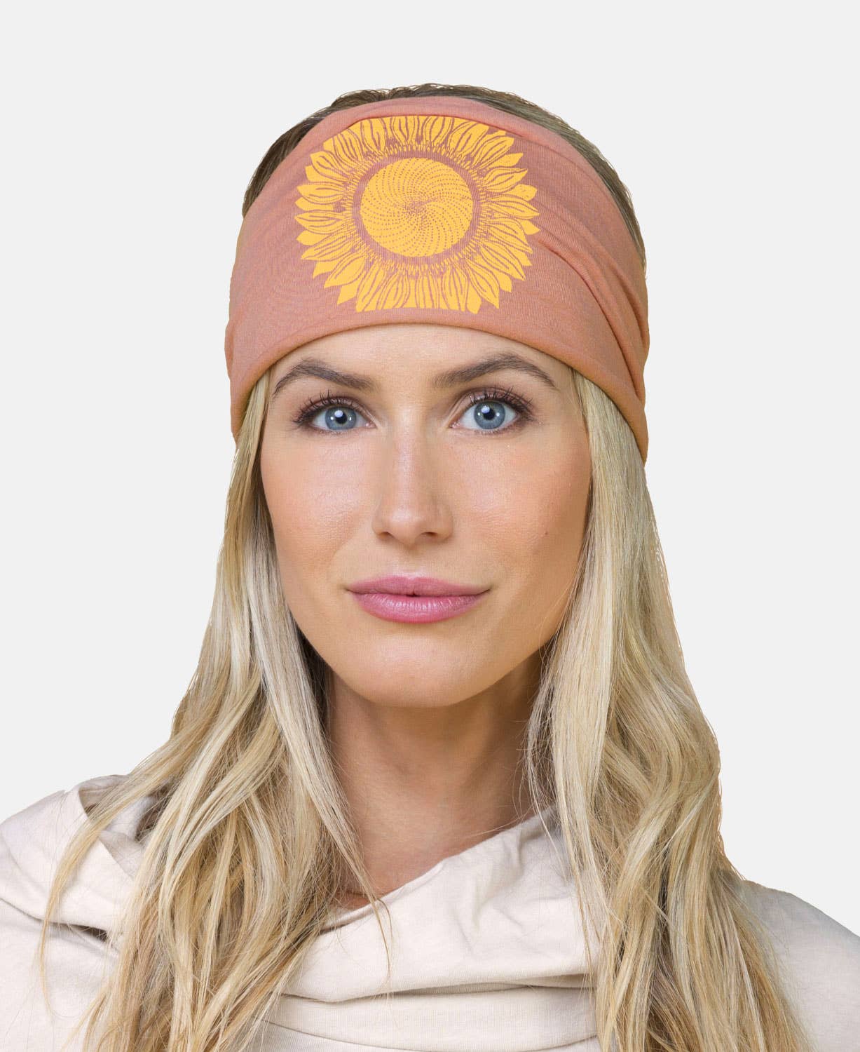 Sunflower Boho Headband - Spiral Circle