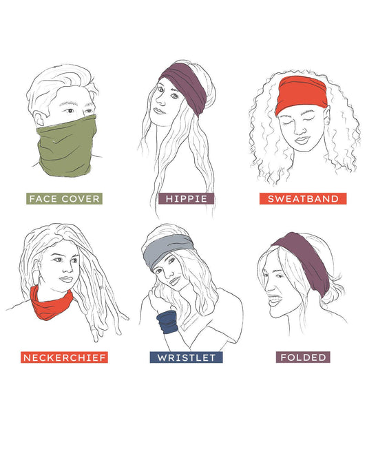 Sunflower Boho Headband - Spiral Circle