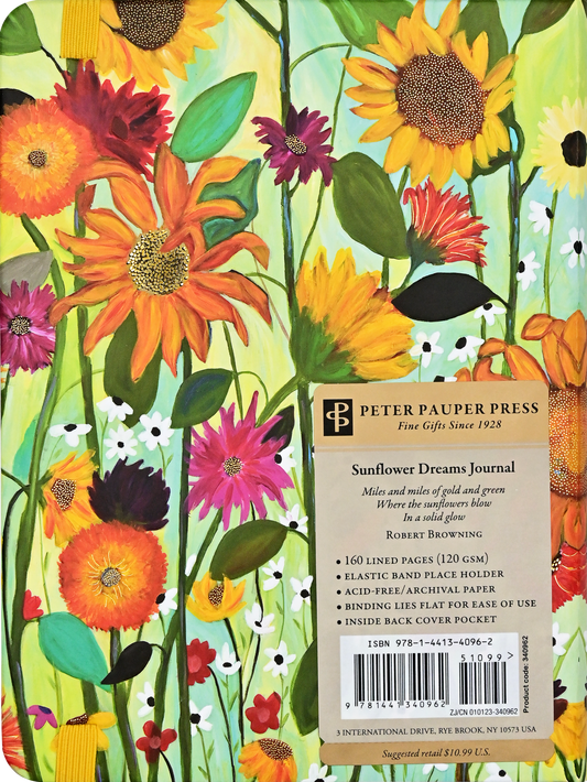 Sunflower Dreams Journal - Spiral Circle