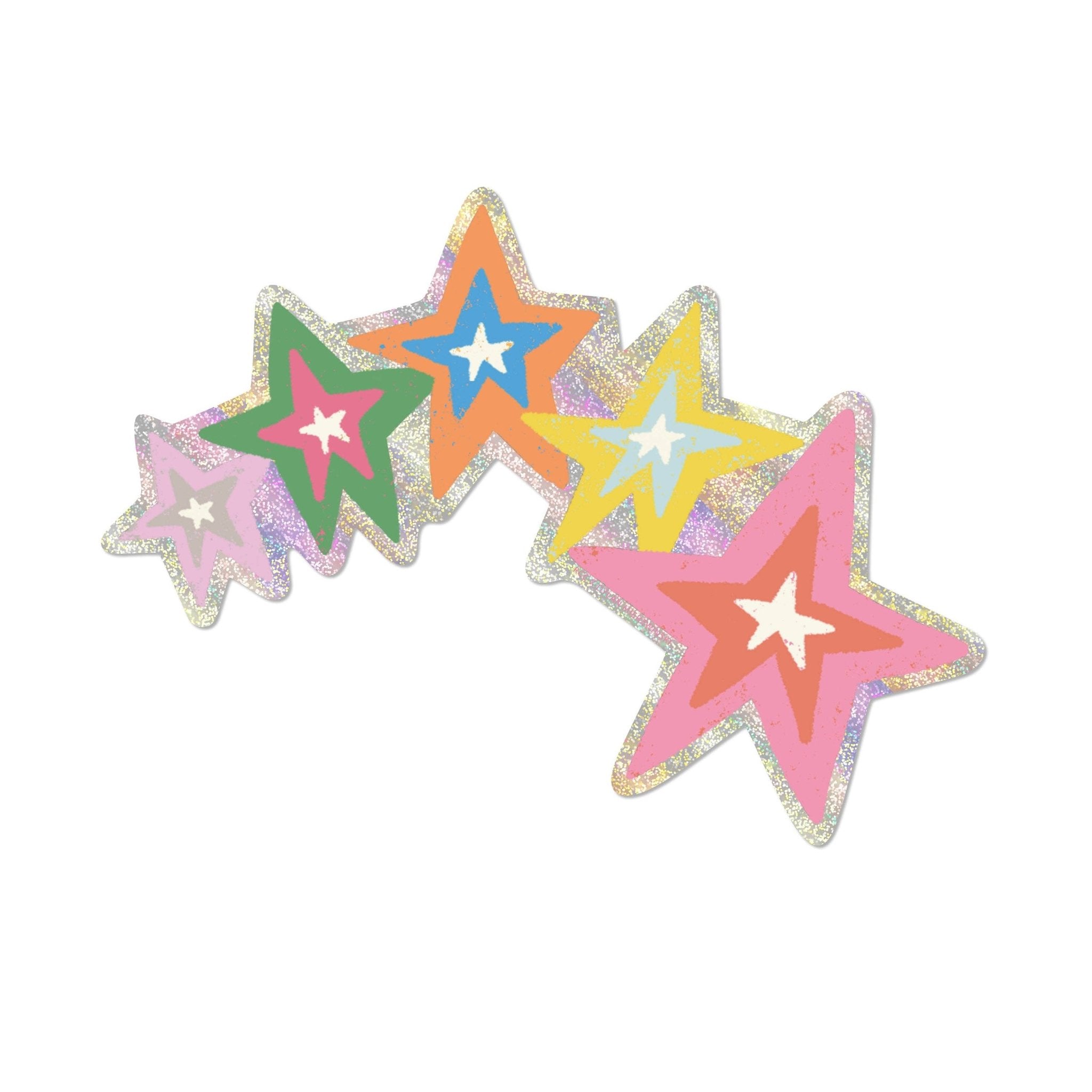 Super Star sticker - Spiral Circle