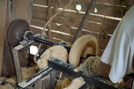 Tambourine Lg. Drum Instrument - Spiral Circle