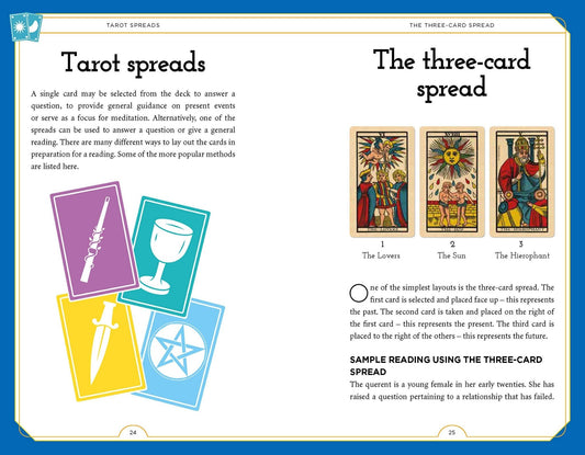 Tarot Book And Card Deck - Spiral Circle