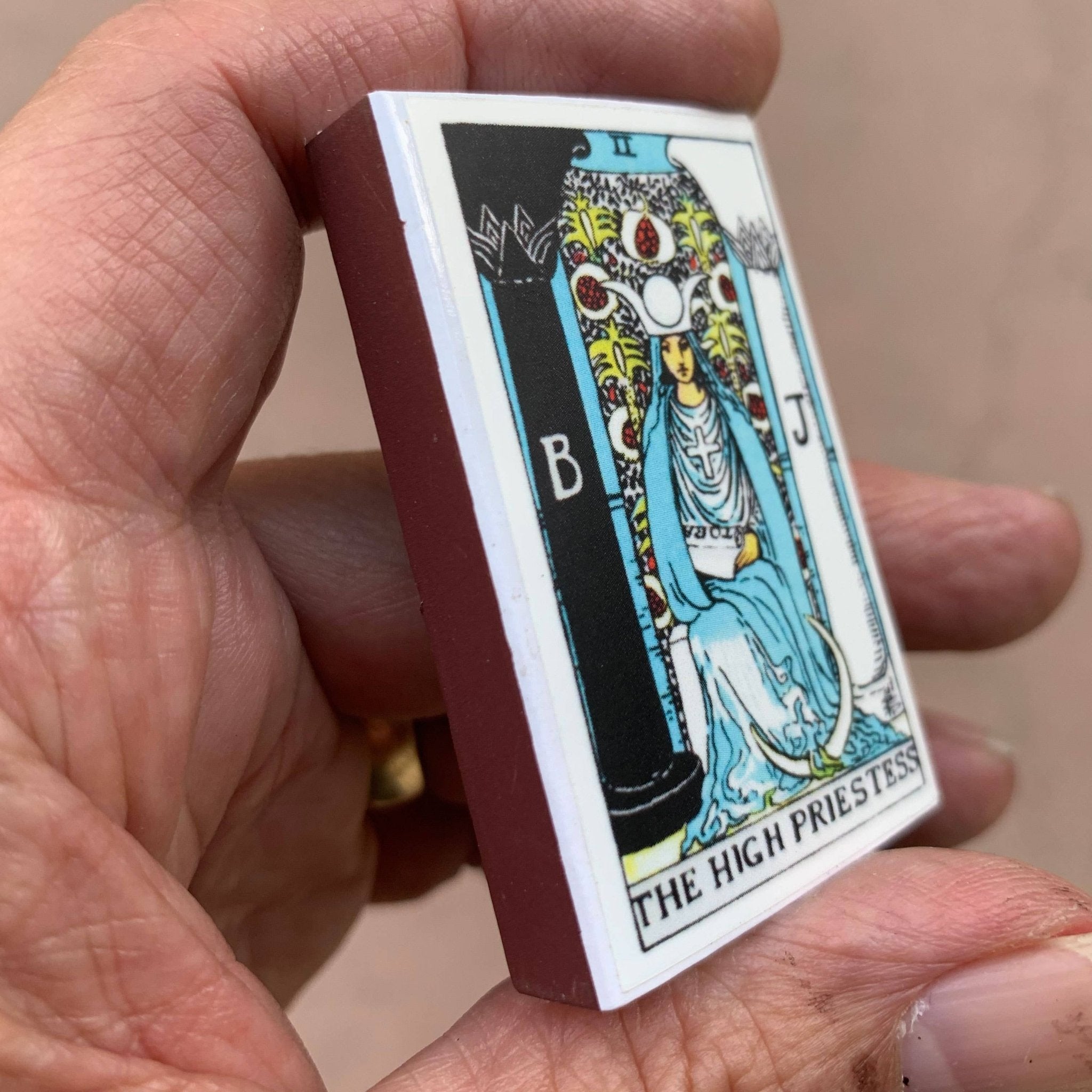 Tarot Matchbox - The High Priestess • Candle Accessories - Spiral Circle