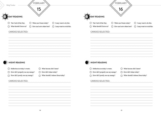 Tarot Tracker: A Year - Long Journey - Spiral Circle