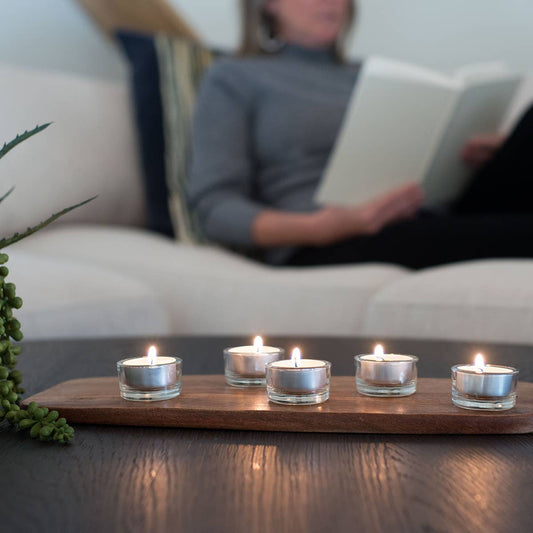 Tea Light Candles | Unscented - Spiral Circle