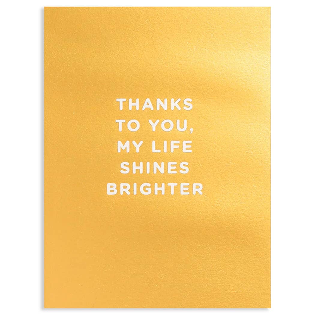 THANKS TO YOU THANK YOU CARD - Spiral Circle