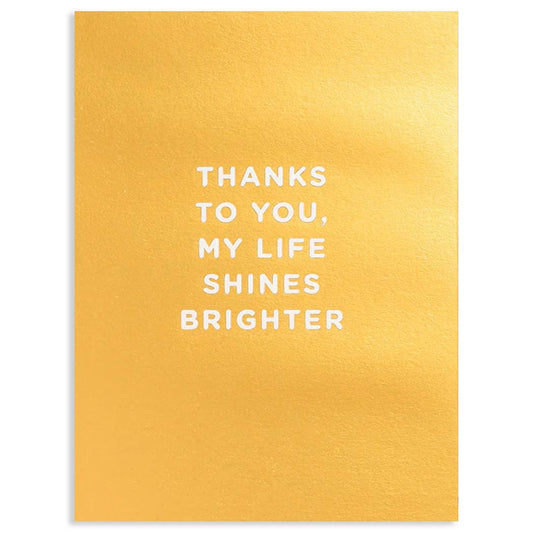 THANKS TO YOU THANK YOU CARD - Spiral Circle