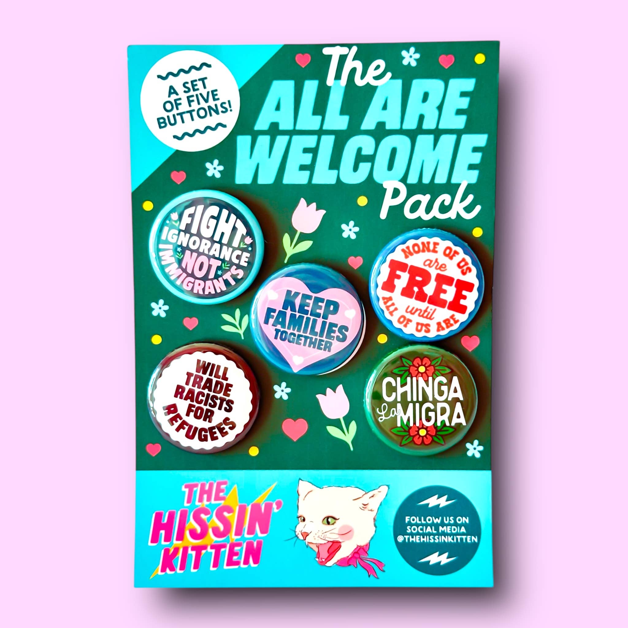 The All Are Welcome Pack | Magnets - Spiral Circle