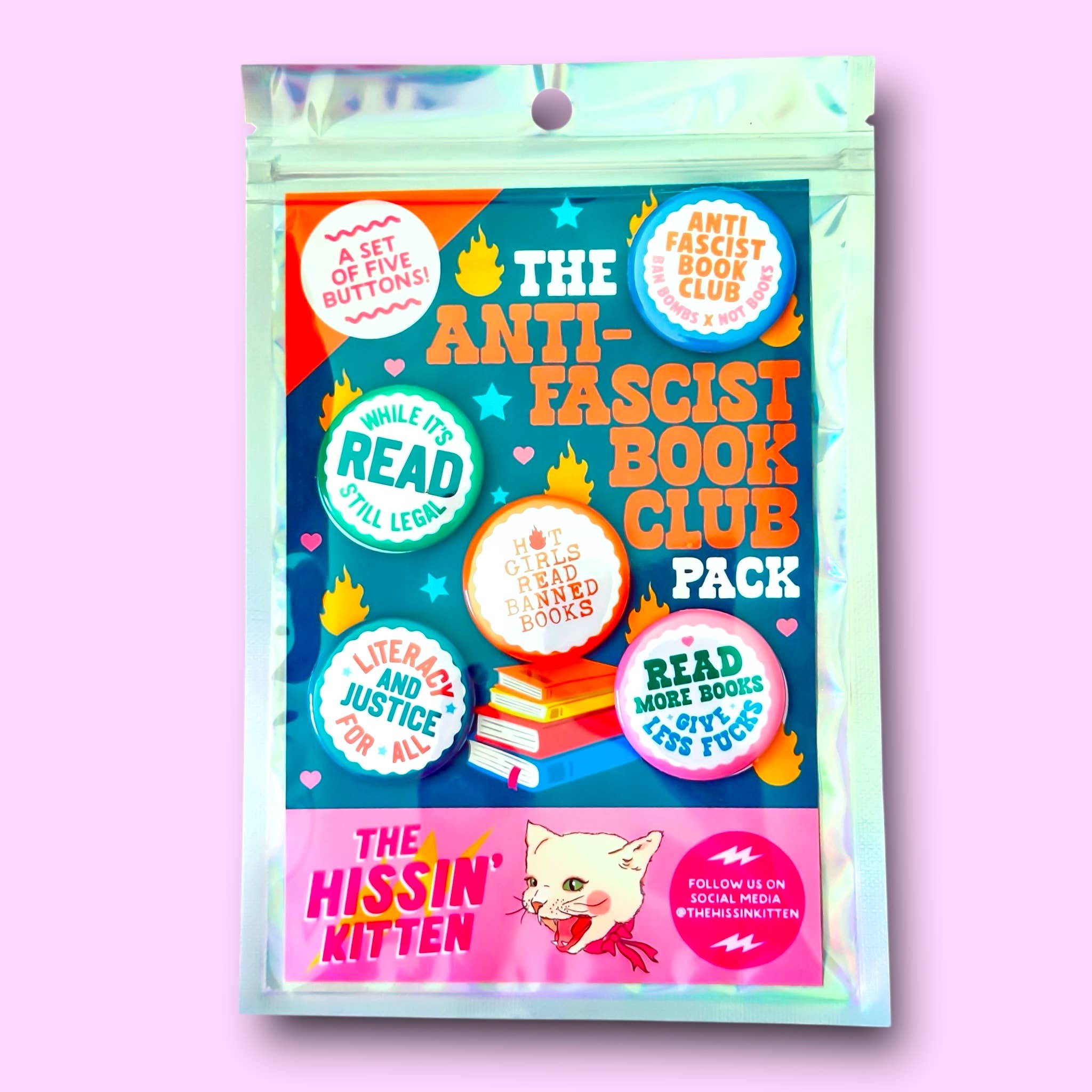 The Anti - Fascist Book Club Pack | Magnets - Spiral Circle