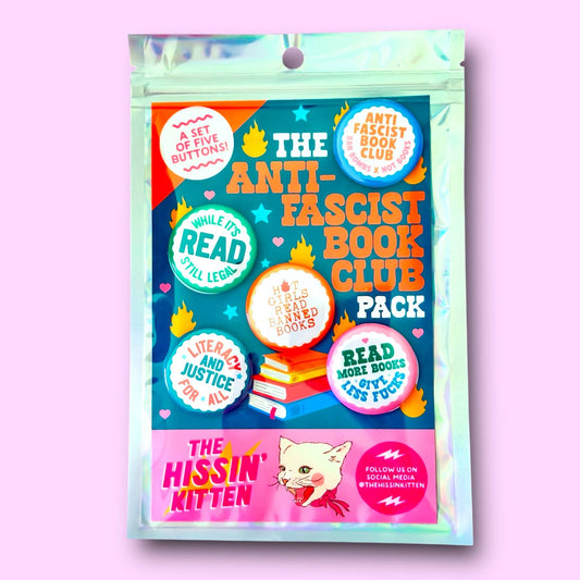 The Anti - Fascist Book Club Pack | Magnets - Spiral Circle