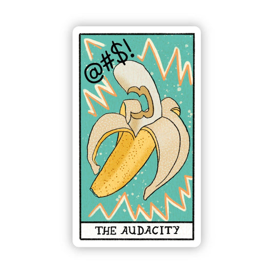 "The Audacity" Tarot Card Sticker - Spiral Circle