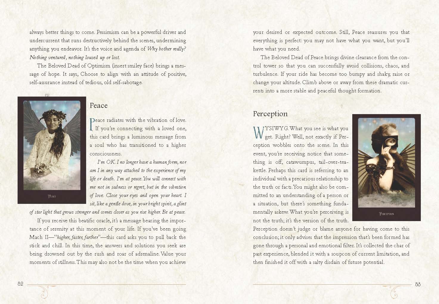 The Beloved Dead Oracle(82 Cards & 144 - Page F.C. Guidebook) - Spiral Circle