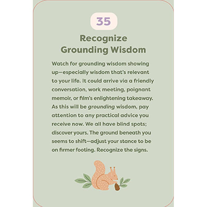 The Comforting Wisdom Oracle - Spiral Circle