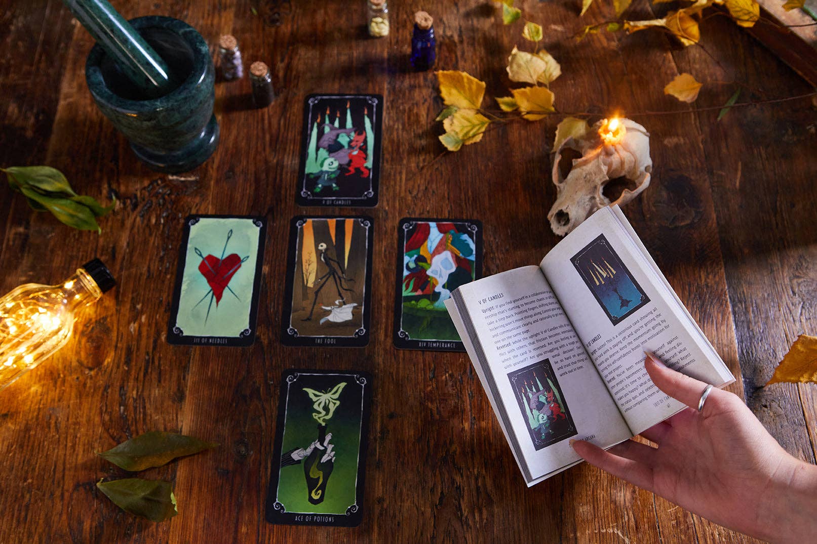 The Nightmare Before Christmas Tarot Deck & Guidebook (SALE) - Spiral Circle