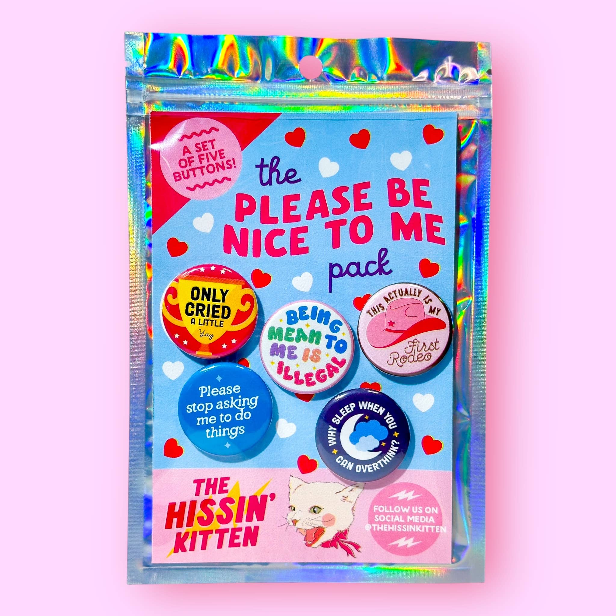 The Please Be Nice To Me Pack | Magnets - Spiral Circle