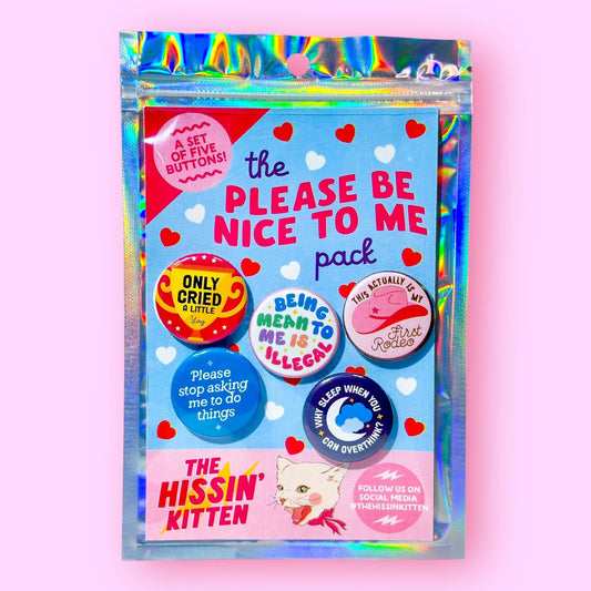 The Please Be Nice To Me Pack | Magnets - Spiral Circle