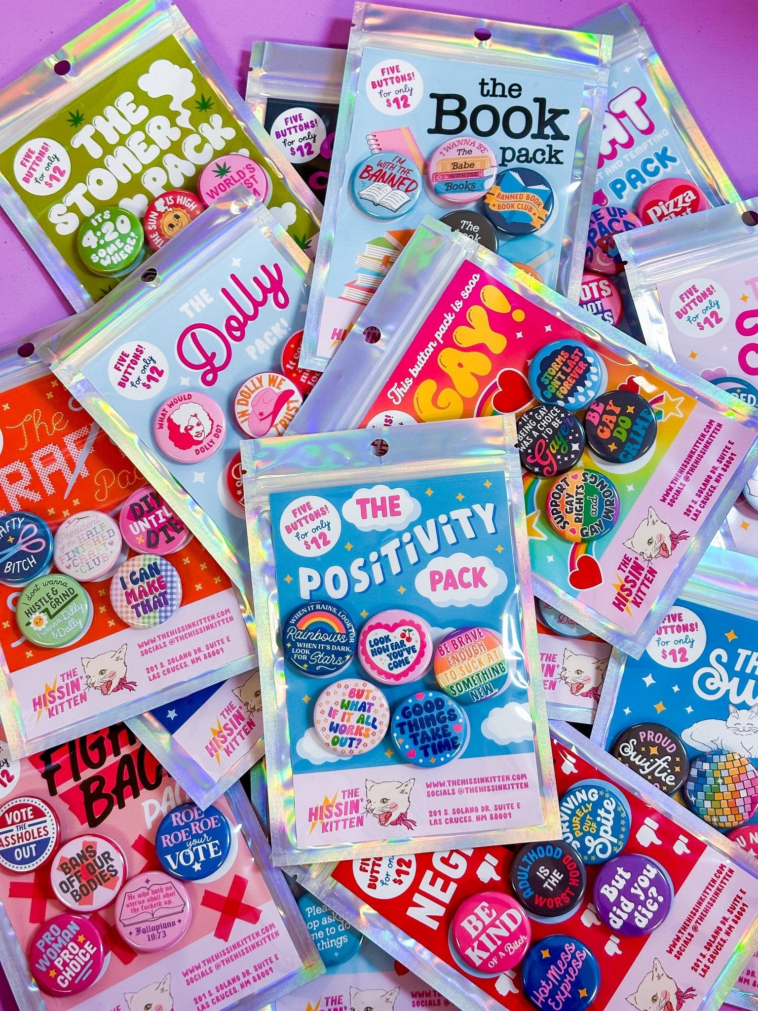 The Please Be Nice To Me Pack | Magnets - Spiral Circle